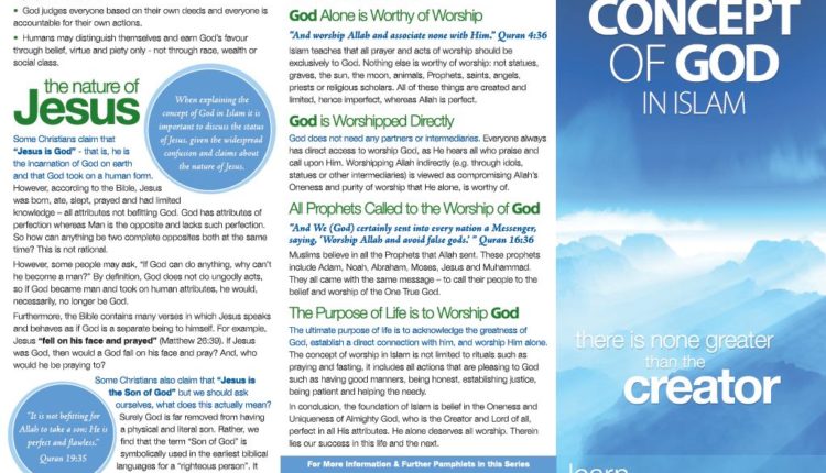The Concept of God In Islam